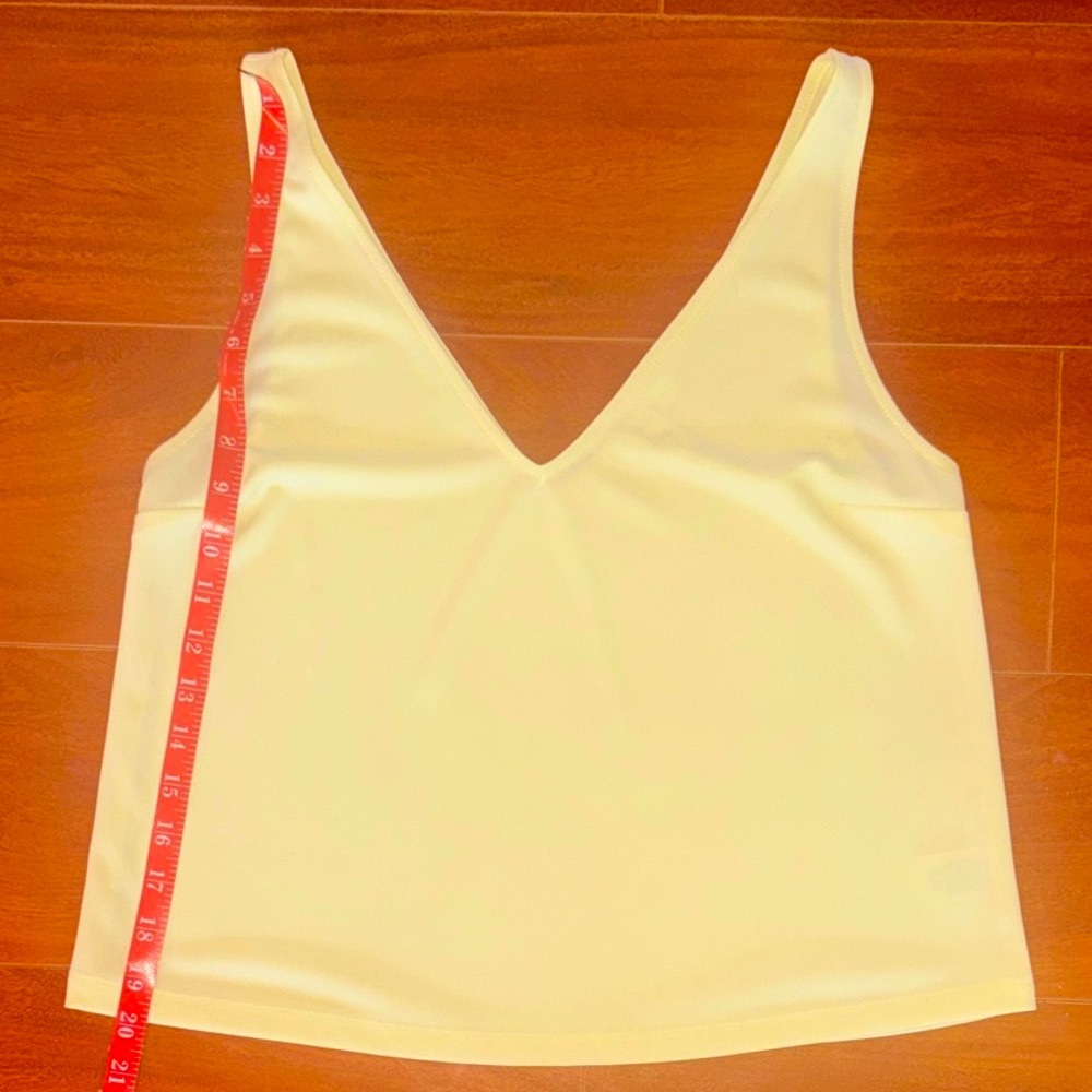 Leith pale Yellow V-Neck Camisole